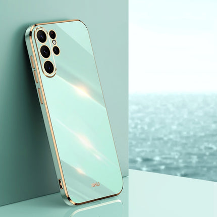 XINLI Straight Edge 6D Electroplate TPU Phone Case, For Samsung Galaxy S23 5G, For Samsung Galaxy S23+ 5G, For Samsung Galaxy S23 Ultra 5G