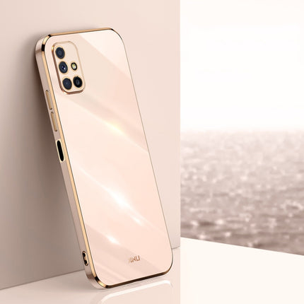 XINLI Straight Edge 6D Electroplate TPU Phone Case, For Samsung Galaxy Note10, For Samsung Galaxy M53 5G, For Samsung Galaxy M51