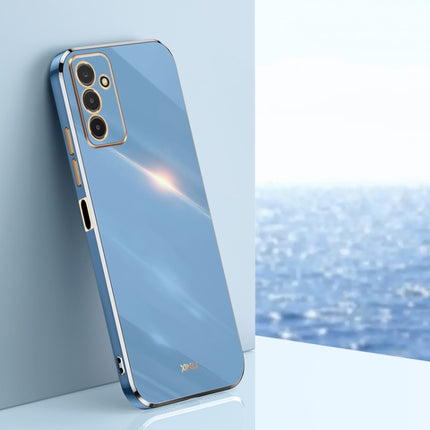 XINLI Straight Edge 6D Electroplate TPU Phone Case, For Samsung Galaxy M33 5G, For Samsung Galaxy M23 5G, For Samsung Galaxy F13 4G
