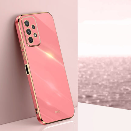 XINLI Straight Edge 6D Electroplate TPU Phone Case, For Samsung Galaxy A13 4G, For Samsung Galaxy A13 5G, For Samsung Galaxy A04 4G