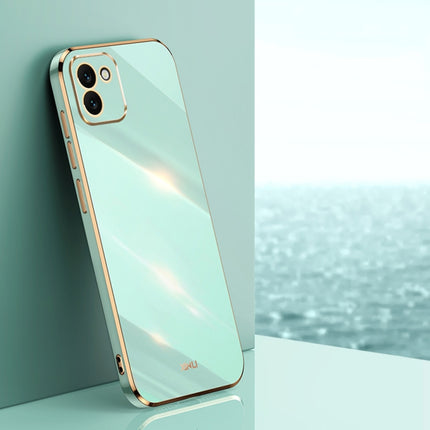 XINLI Straight Edge 6D Electroplate TPU Phone Case, For Samsung Galaxy A03, For Samsung Galaxy A03s, For Samsung Galaxy A50