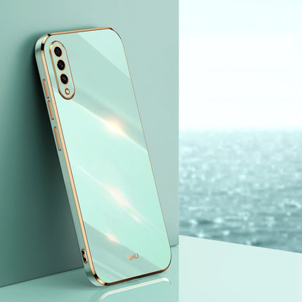 XINLI Straight Edge 6D Electroplate TPU Phone Case, For Samsung Galaxy A03, For Samsung Galaxy A03s, For Samsung Galaxy A50