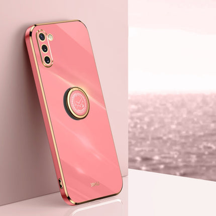 XINLI Straight Edge 6D Electroplate TPU Phone Case with Ring Holder, For Samsung Galaxy Note10, For Samsung Galaxy M53 5G, For Samsung Galaxy M51