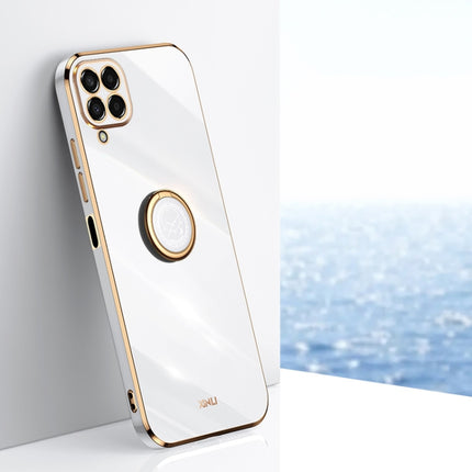 XINLI Straight Edge 6D Electroplate TPU Phone Case with Ring Holder, For Samsung Galaxy Note10, For Samsung Galaxy M53 5G, For Samsung Galaxy M51