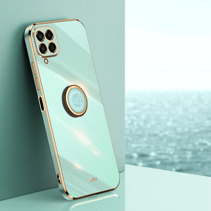 XINLI Straight Edge 6D Electroplate TPU Phone Case with Ring Holder, For Samsung Galaxy Note10, For Samsung Galaxy M53 5G, For Samsung Galaxy M51