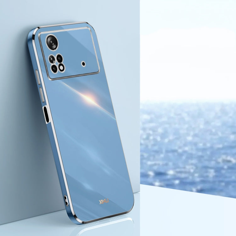 XINLI Straight Edge 6D Electroplate TPU Phone Case