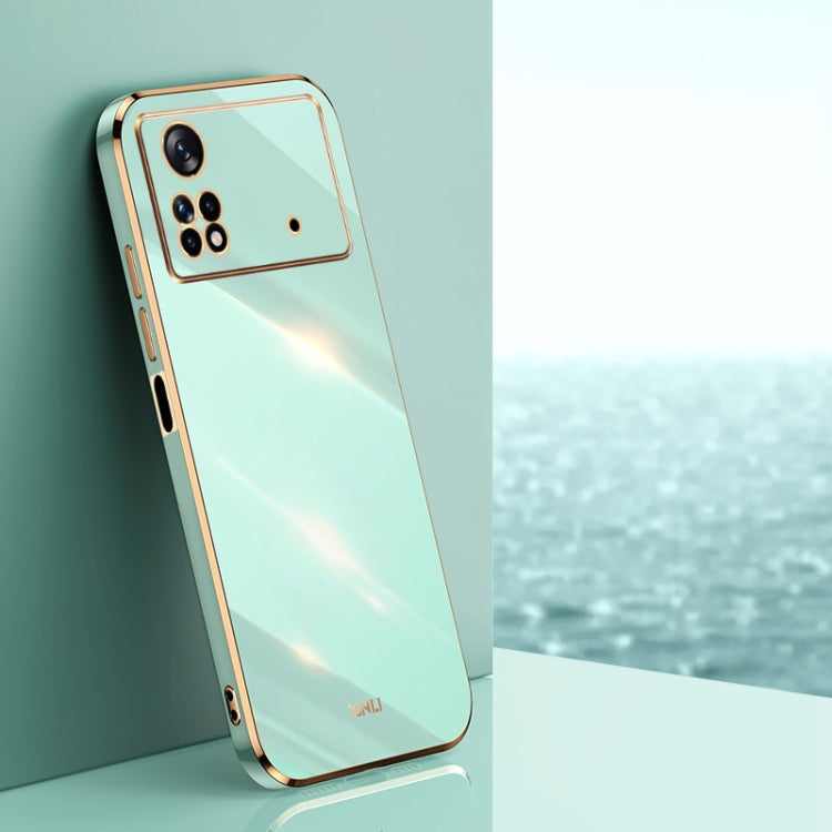 XINLI Straight Edge 6D Electroplate TPU Phone Case