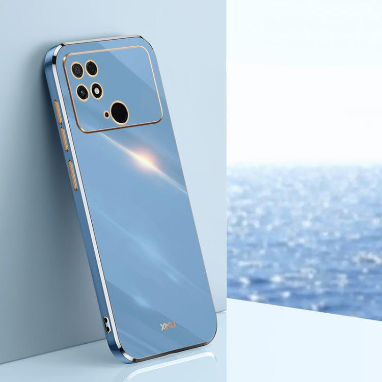 XINLI Straight Edge 6D Electroplate TPU Phone Case