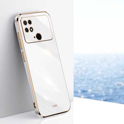 XINLI Straight Edge 6D Electroplate TPU Phone Case