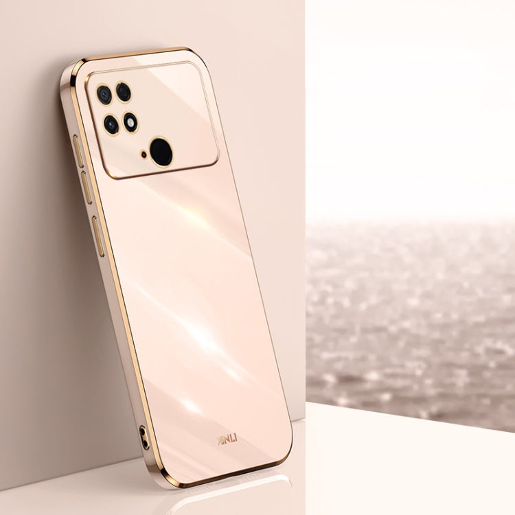 XINLI Straight Edge 6D Electroplate TPU Phone Case