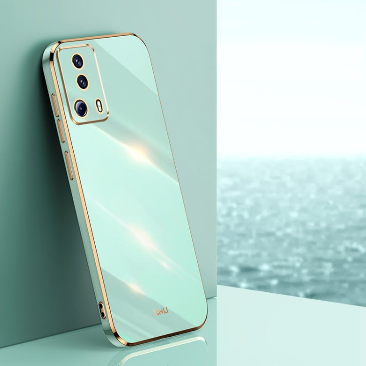 XINLI Straight Edge 6D Electroplate TPU Phone Case