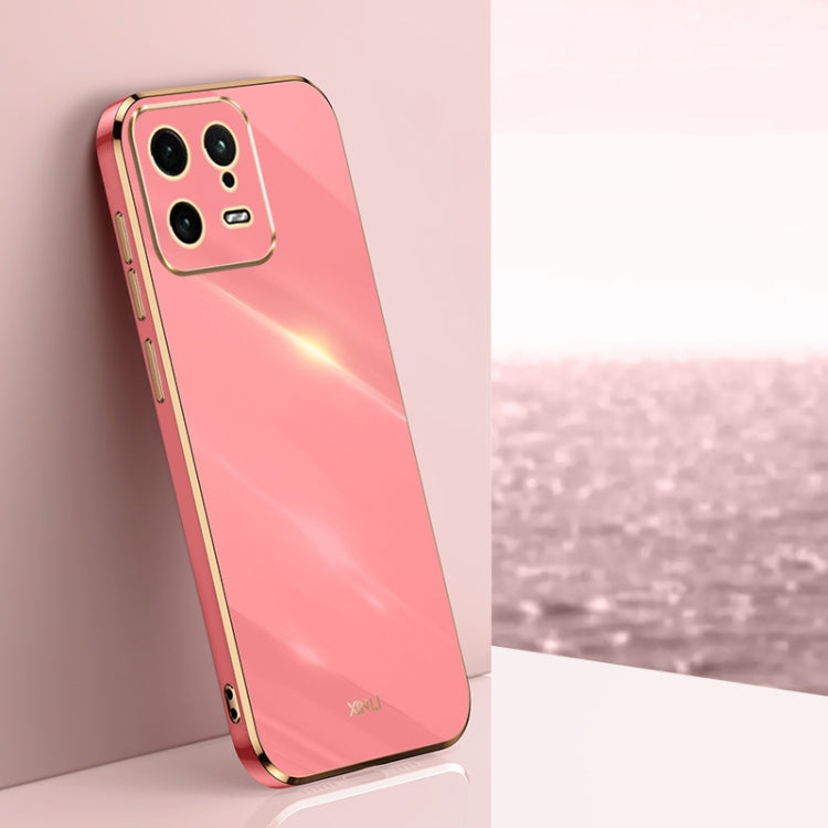 XINLI Straight Edge 6D Electroplate TPU Phone Case