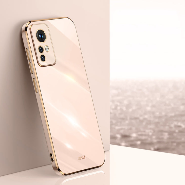 XINLI Straight Edge 6D Electroplate TPU Phone Case