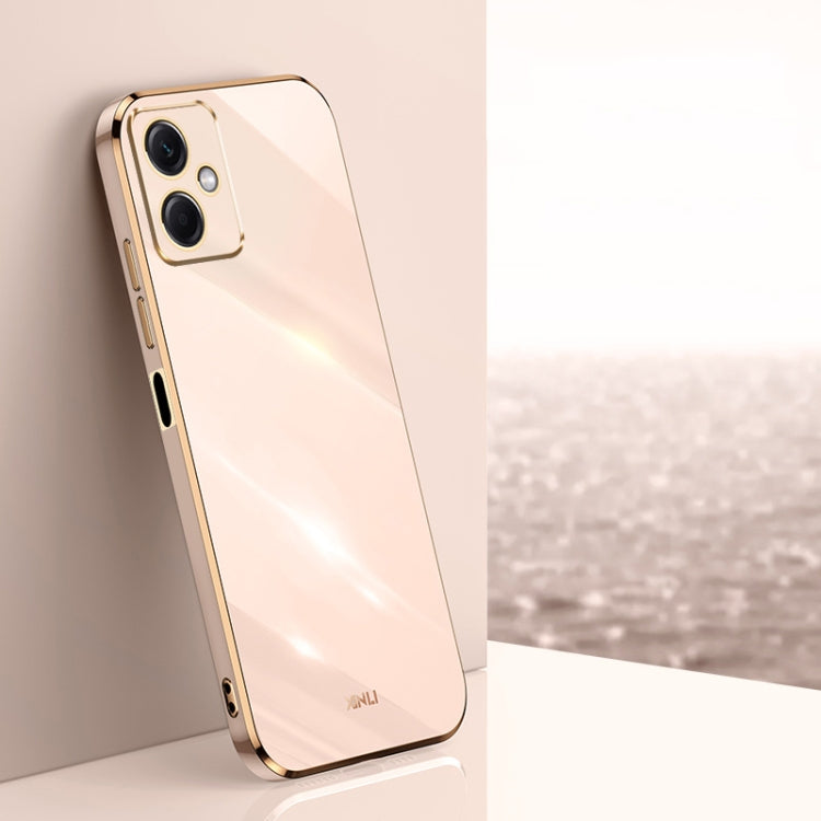 XINLI Straight Edge 6D Electroplate TPU Phone Case