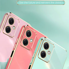 XINLI Straight Edge 6D Electroplate TPU Phone Case