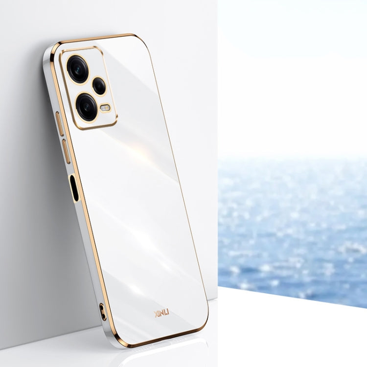 XINLI Straight Edge 6D Electroplate TPU Phone Case