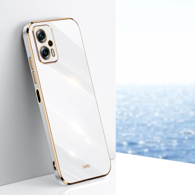 XINLI Straight Edge 6D Electroplate TPU Phone Case
