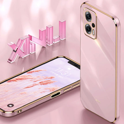 XINLI Straight Edge 6D Electroplate TPU Phone Case