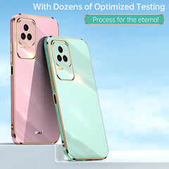 XINLI Straight Edge 6D Electroplate TPU Phone Case, For Xiaomi Redmi K50 Pro, For Xiaomi Redmi K50 Gaming, For Xiaomi Redmi A1 4G