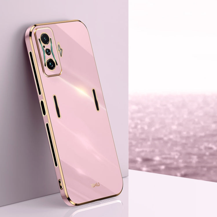XINLI Straight Edge 6D Electroplate TPU Phone Case, For Xiaomi Redmi K50 Pro, For Xiaomi Redmi K50 Gaming, For Xiaomi Redmi A1 4G