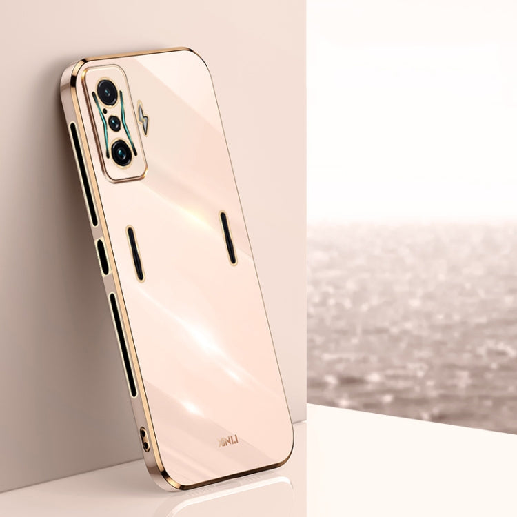 XINLI Straight Edge 6D Electroplate TPU Phone Case, For Xiaomi Redmi K50 Pro, For Xiaomi Redmi K50 Gaming, For Xiaomi Redmi A1 4G
