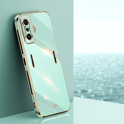 XINLI Straight Edge 6D Electroplate TPU Phone Case, For Xiaomi Redmi K50 Pro, For Xiaomi Redmi K50 Gaming, For Xiaomi Redmi A1 4G