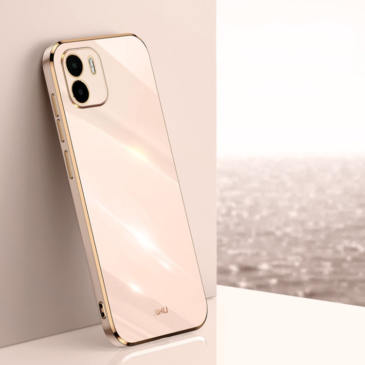 XINLI Straight Edge 6D Electroplate TPU Phone Case, For Xiaomi Redmi K50 Pro, For Xiaomi Redmi K50 Gaming, For Xiaomi Redmi A1 4G