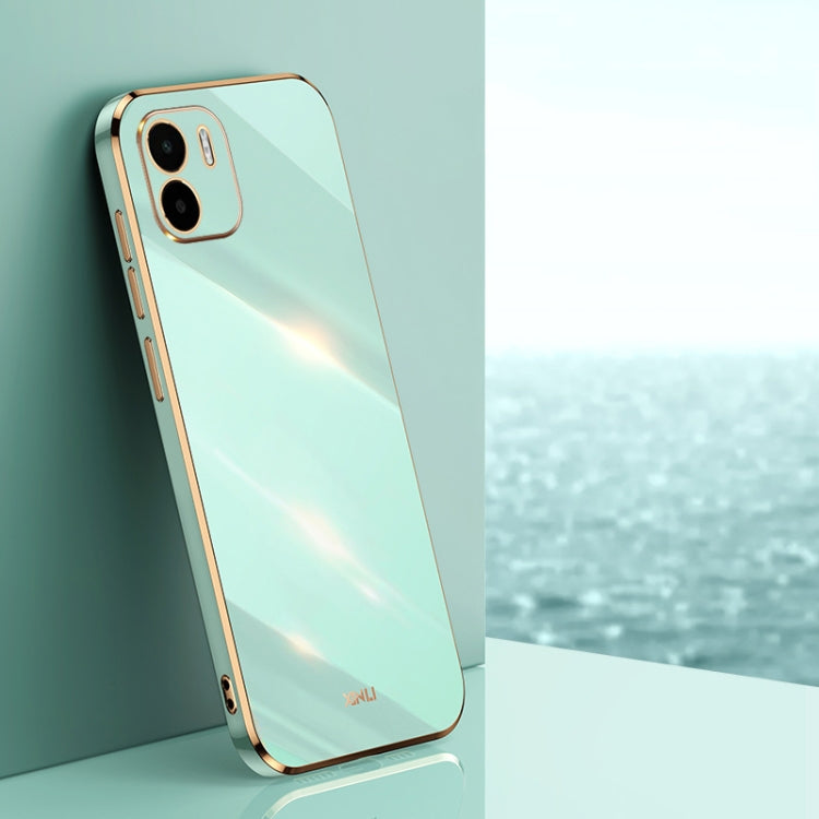 XINLI Straight Edge 6D Electroplate TPU Phone Case, For Xiaomi Redmi K50 Pro, For Xiaomi Redmi K50 Gaming, For Xiaomi Redmi A1 4G