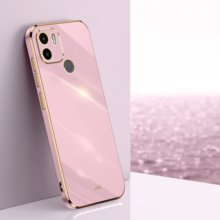 XINLI Straight Edge 6D Electroplate TPU Phone Case, For Xiaomi Redmi A1+, For Xiaomi Redmi 10A, For Xiaomi Redmi 10C