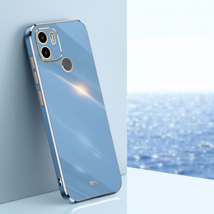 XINLI Straight Edge 6D Electroplate TPU Phone Case, For Xiaomi Redmi A1+, For Xiaomi Redmi 10A, For Xiaomi Redmi 10C