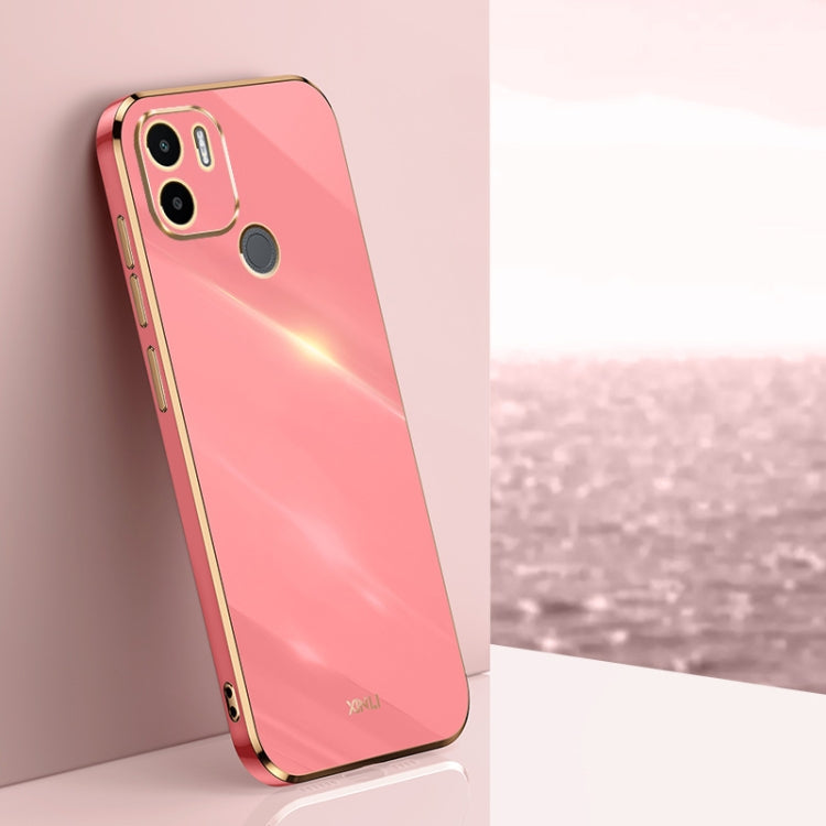 XINLI Straight Edge 6D Electroplate TPU Phone Case, For Xiaomi Redmi A1+, For Xiaomi Redmi 10A, For Xiaomi Redmi 10C