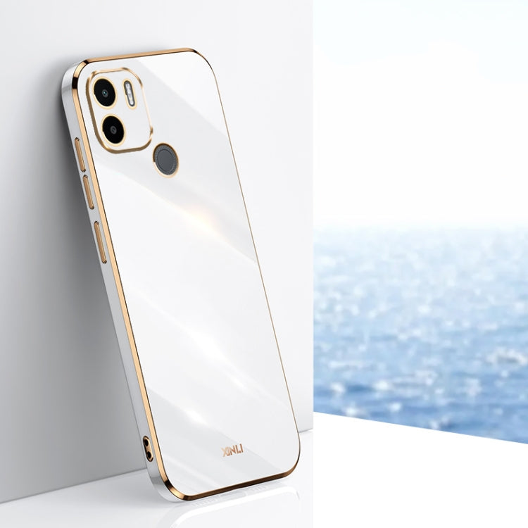 XINLI Straight Edge 6D Electroplate TPU Phone Case, For Xiaomi Redmi A1+, For Xiaomi Redmi 10A, For Xiaomi Redmi 10C