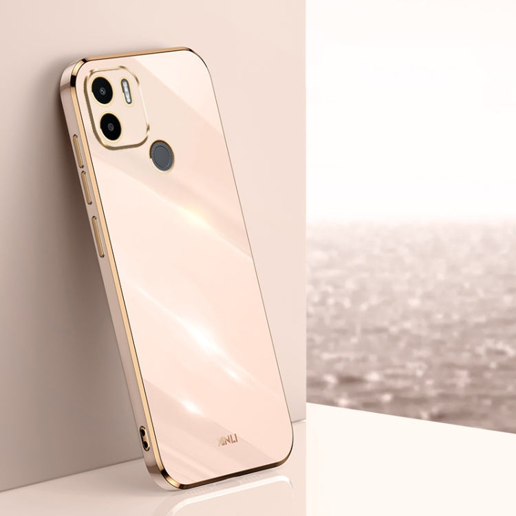 XINLI Straight Edge 6D Electroplate TPU Phone Case, For Xiaomi Redmi A1+, For Xiaomi Redmi 10A, For Xiaomi Redmi 10C