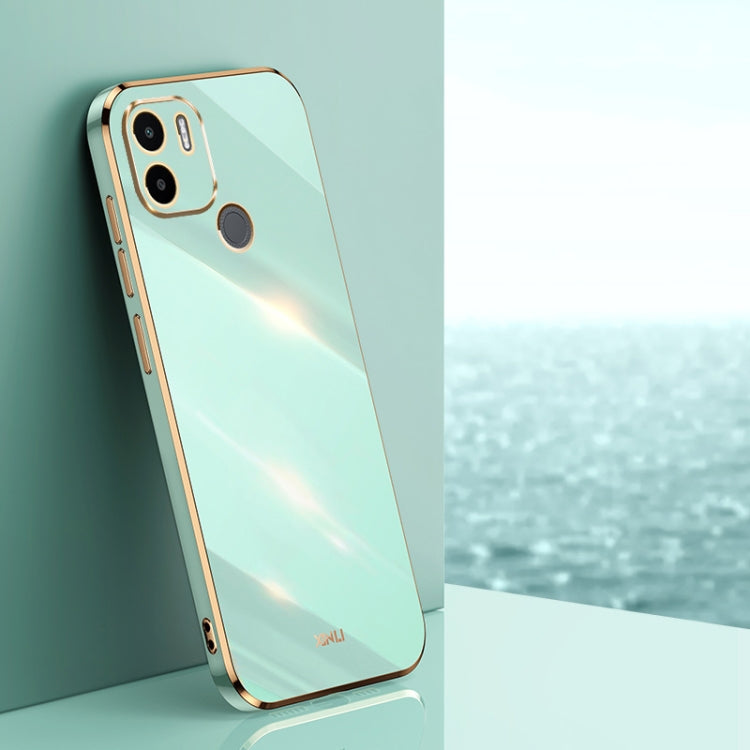 XINLI Straight Edge 6D Electroplate TPU Phone Case, For Xiaomi Redmi A1+, For Xiaomi Redmi 10A, For Xiaomi Redmi 10C