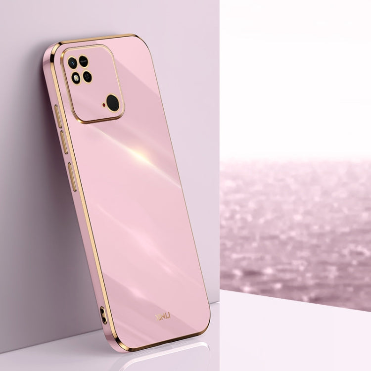 XINLI Straight Edge 6D Electroplate TPU Phone Case, For Xiaomi Redmi A1+, For Xiaomi Redmi 10A, For Xiaomi Redmi 10C