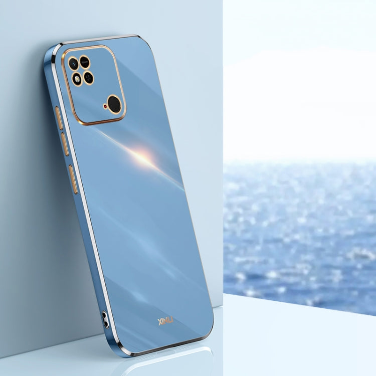 XINLI Straight Edge 6D Electroplate TPU Phone Case, For Xiaomi Redmi A1+, For Xiaomi Redmi 10A, For Xiaomi Redmi 10C