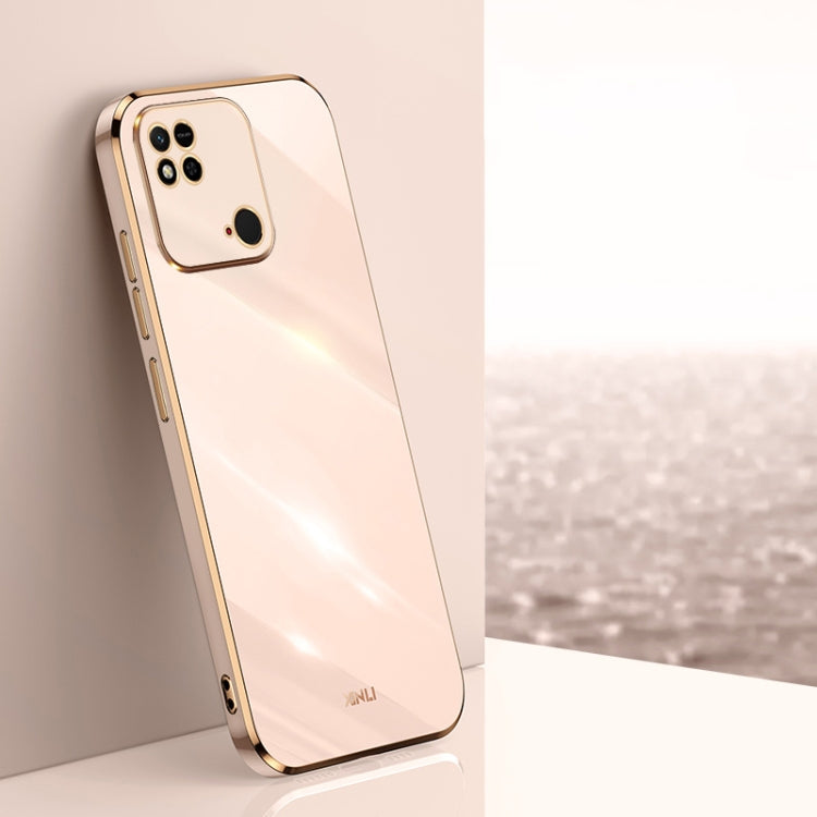 XINLI Straight Edge 6D Electroplate TPU Phone Case, For Xiaomi Redmi A1+, For Xiaomi Redmi 10A, For Xiaomi Redmi 10C
