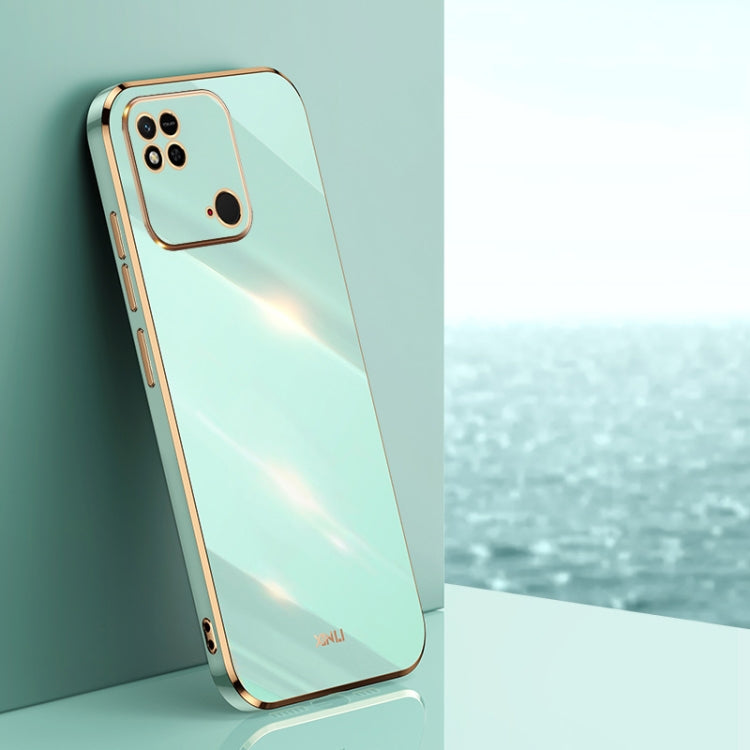XINLI Straight Edge 6D Electroplate TPU Phone Case, For Xiaomi Redmi A1+, For Xiaomi Redmi 10A, For Xiaomi Redmi 10C