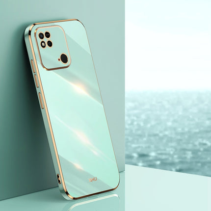 XINLI Straight Edge 6D Electroplate TPU Phone Case, For Xiaomi Redmi A1+, For Xiaomi Redmi 10A, For Xiaomi Redmi 10C