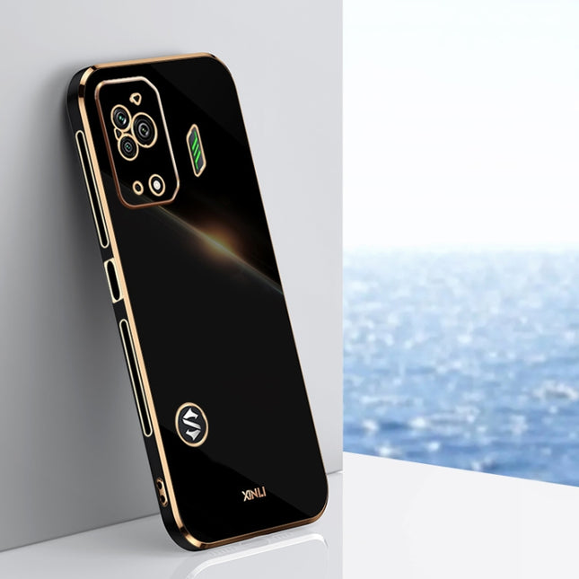 XINLI Straight Edge 6D Electroplate TPU Phone Case, For Xiaomi Black Shark 5, For Xiaomi Black Shark 5 Pro