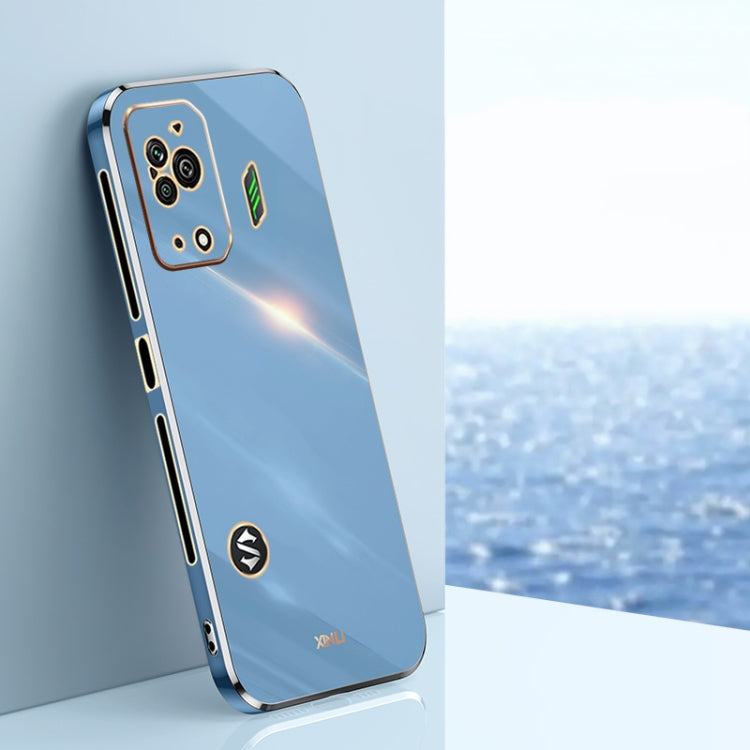 XINLI Straight Edge 6D Electroplate TPU Phone Case, For Xiaomi Black Shark 5, For Xiaomi Black Shark 5 Pro