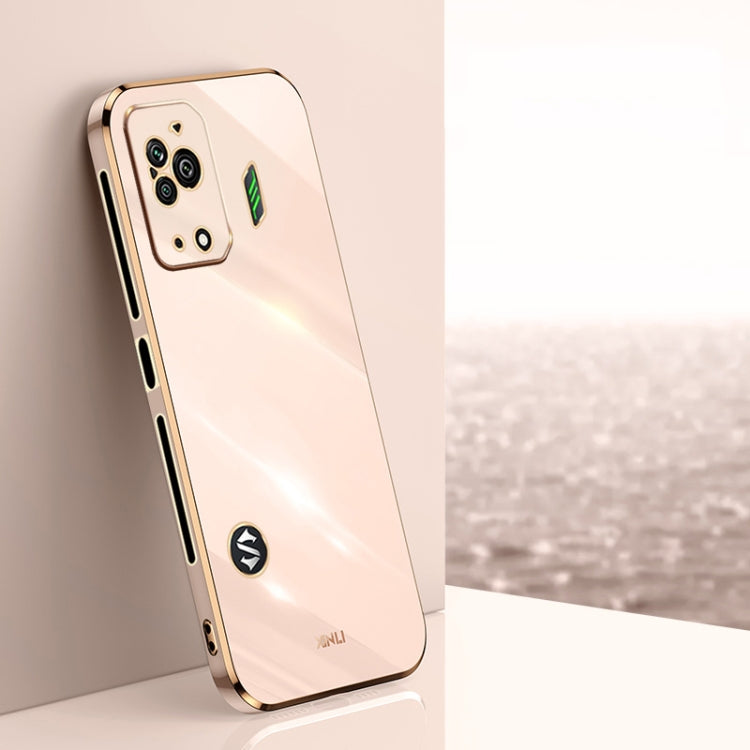 XINLI Straight Edge 6D Electroplate TPU Phone Case, For Xiaomi Black Shark 5, For Xiaomi Black Shark 5 Pro