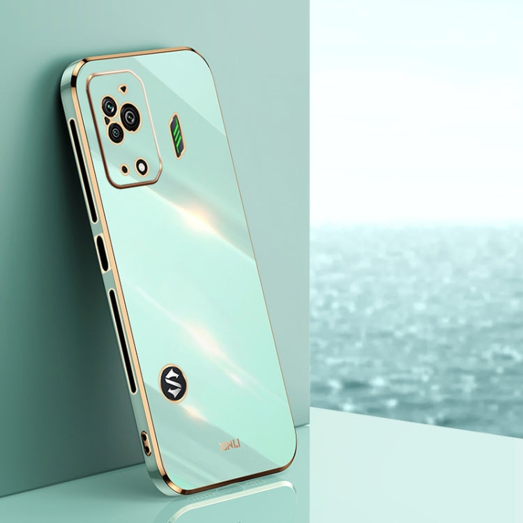 XINLI Straight Edge 6D Electroplate TPU Phone Case, For Xiaomi Black Shark 5, For Xiaomi Black Shark 5 Pro