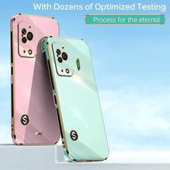 XINLI Straight Edge 6D Electroplate TPU Phone Case, For Xiaomi Black Shark 5, For Xiaomi Black Shark 5 Pro
