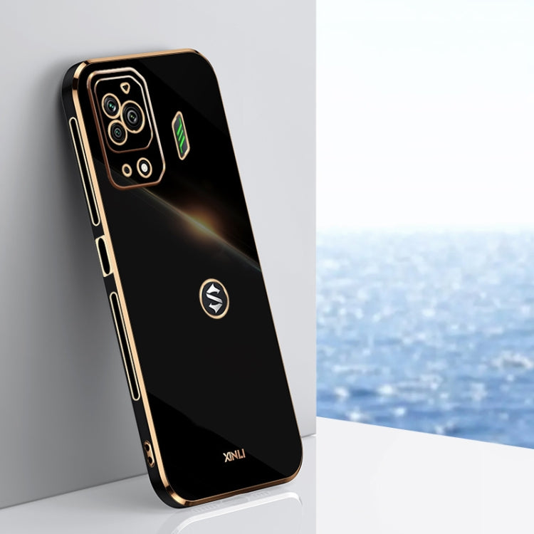 XINLI Straight Edge 6D Electroplate TPU Phone Case, For Xiaomi Black Shark 5, For Xiaomi Black Shark 5 Pro