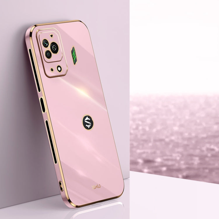 XINLI Straight Edge 6D Electroplate TPU Phone Case, For Xiaomi Black Shark 5, For Xiaomi Black Shark 5 Pro