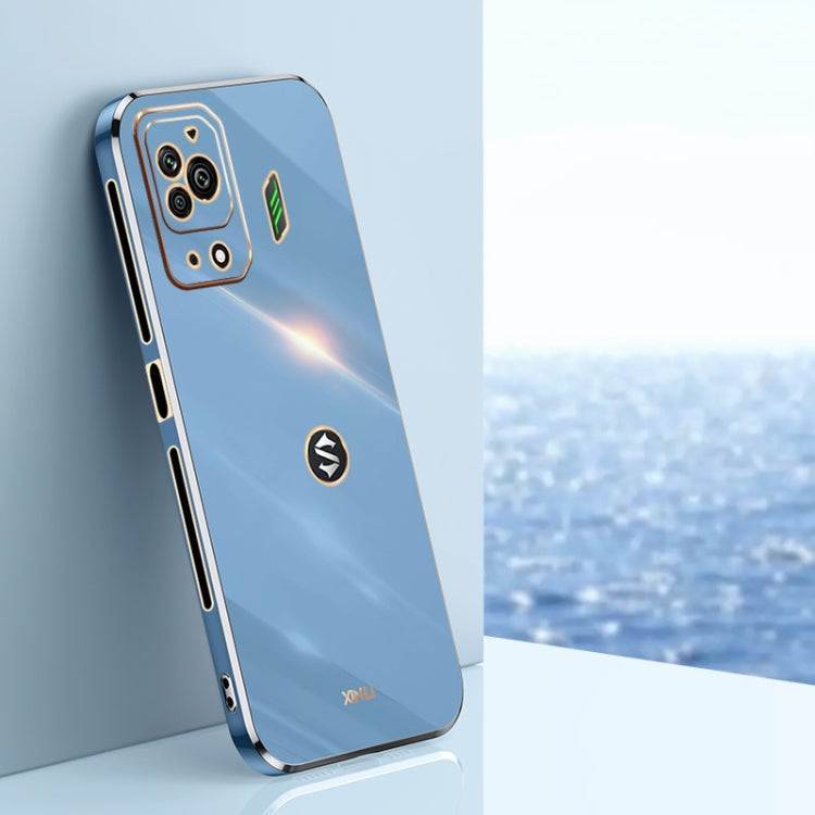 XINLI Straight Edge 6D Electroplate TPU Phone Case, For Xiaomi Black Shark 5, For Xiaomi Black Shark 5 Pro