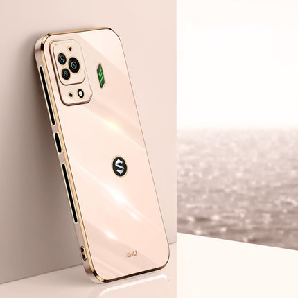 XINLI Straight Edge 6D Electroplate TPU Phone Case, For Xiaomi Black Shark 5, For Xiaomi Black Shark 5 Pro