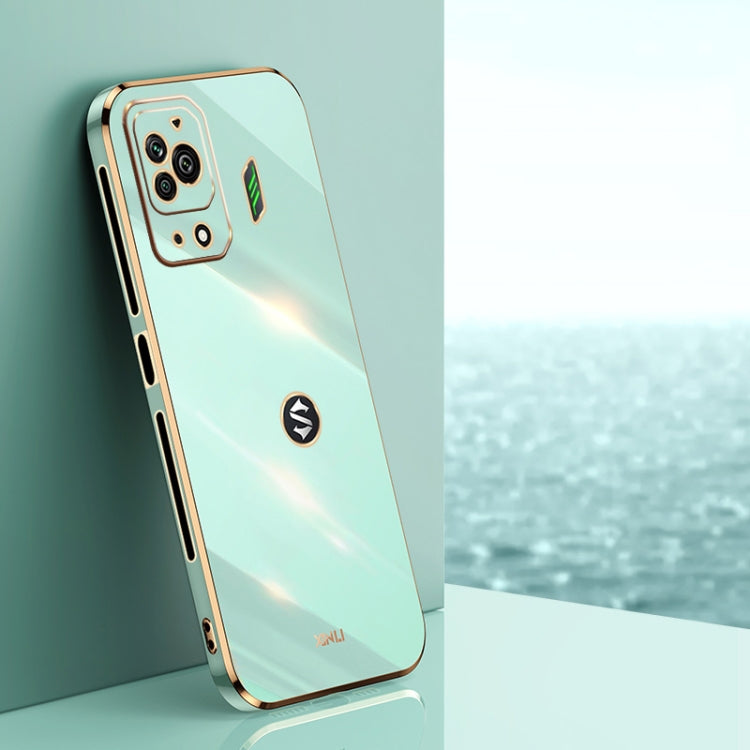 XINLI Straight Edge 6D Electroplate TPU Phone Case, For Xiaomi Black Shark 5, For Xiaomi Black Shark 5 Pro