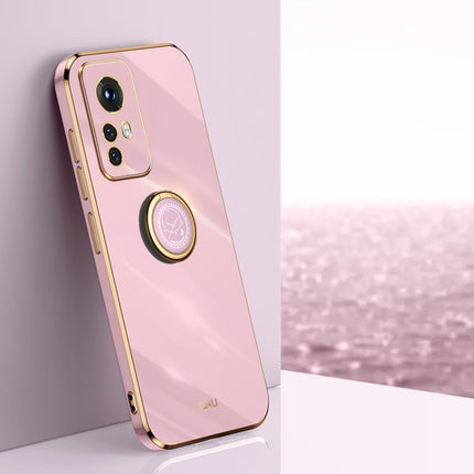 XINLI Straight Edge 6D Electroplate TPU Phone Case with Ring Holder, For Xiaomi Redmi Note 11T Pro, For Xiaomi Redmi K50, For Xiaomi Redmi K50 Ultra